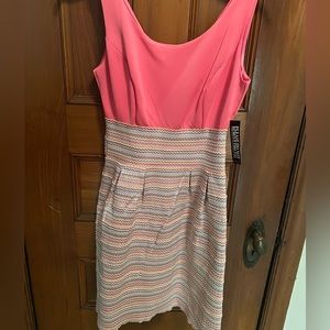NWT New York & Company pink stretch dress